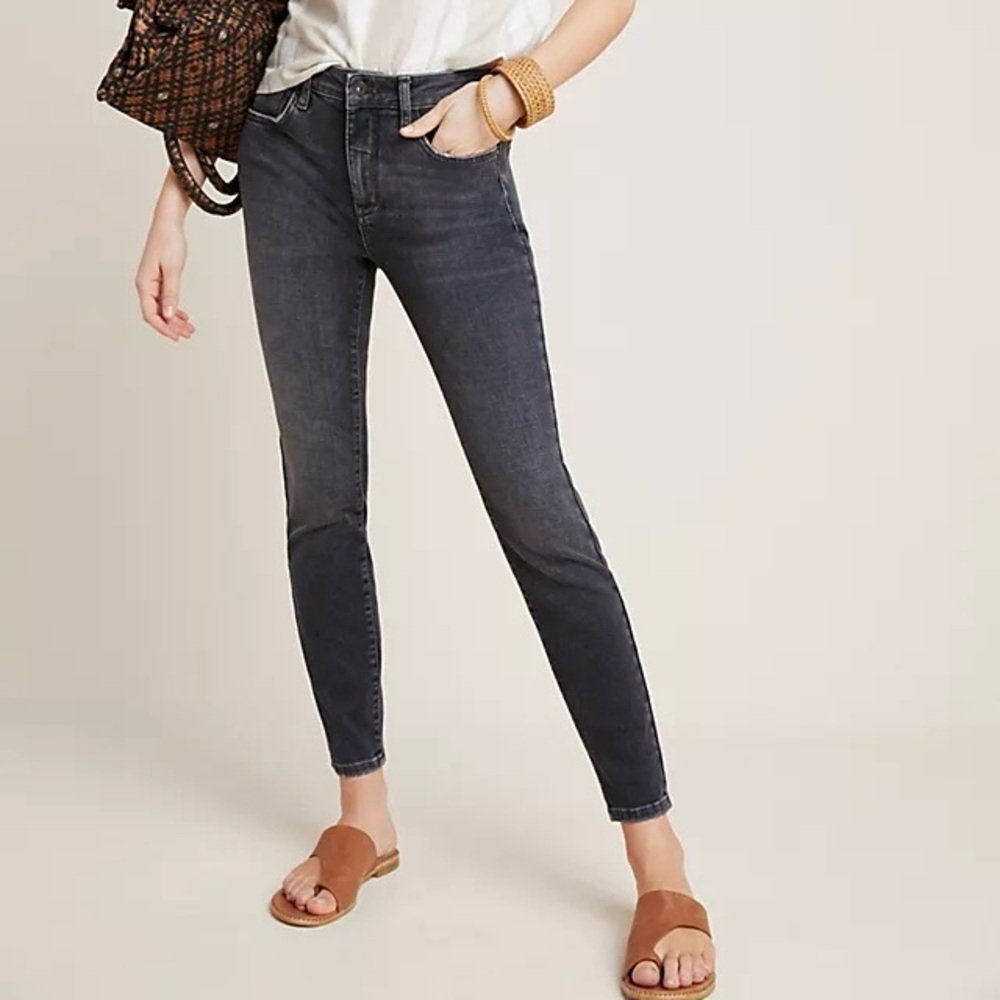 Pilcro Anthropologie Coal No.25 Skinny Stretch STET Fit Jeans